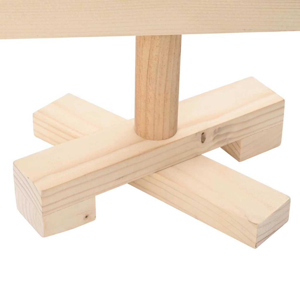 Christmas Trees with Stand Natural 60 cm Solid pine wood