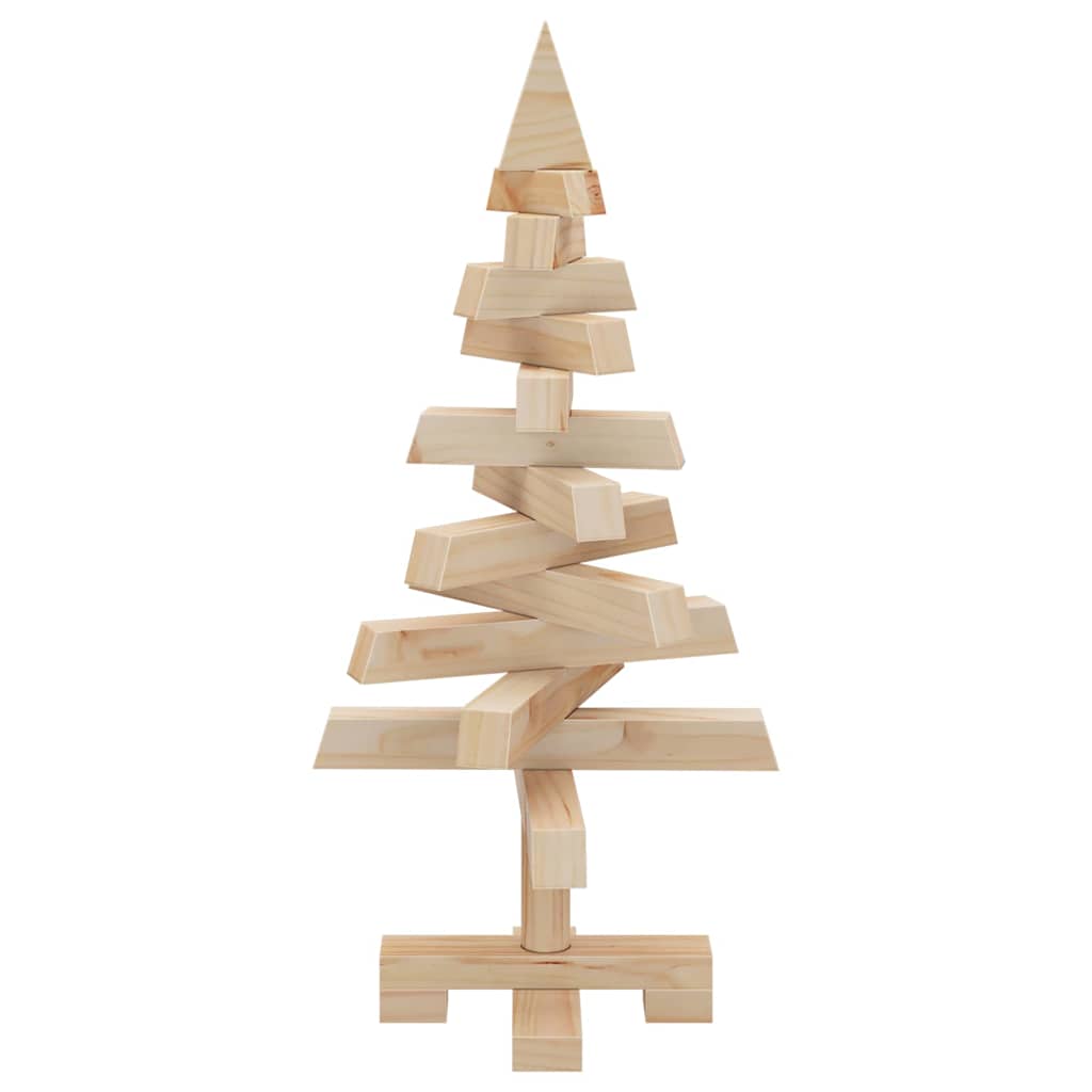 Christmas Trees with Stand Natural 60 cm Solid pine wood