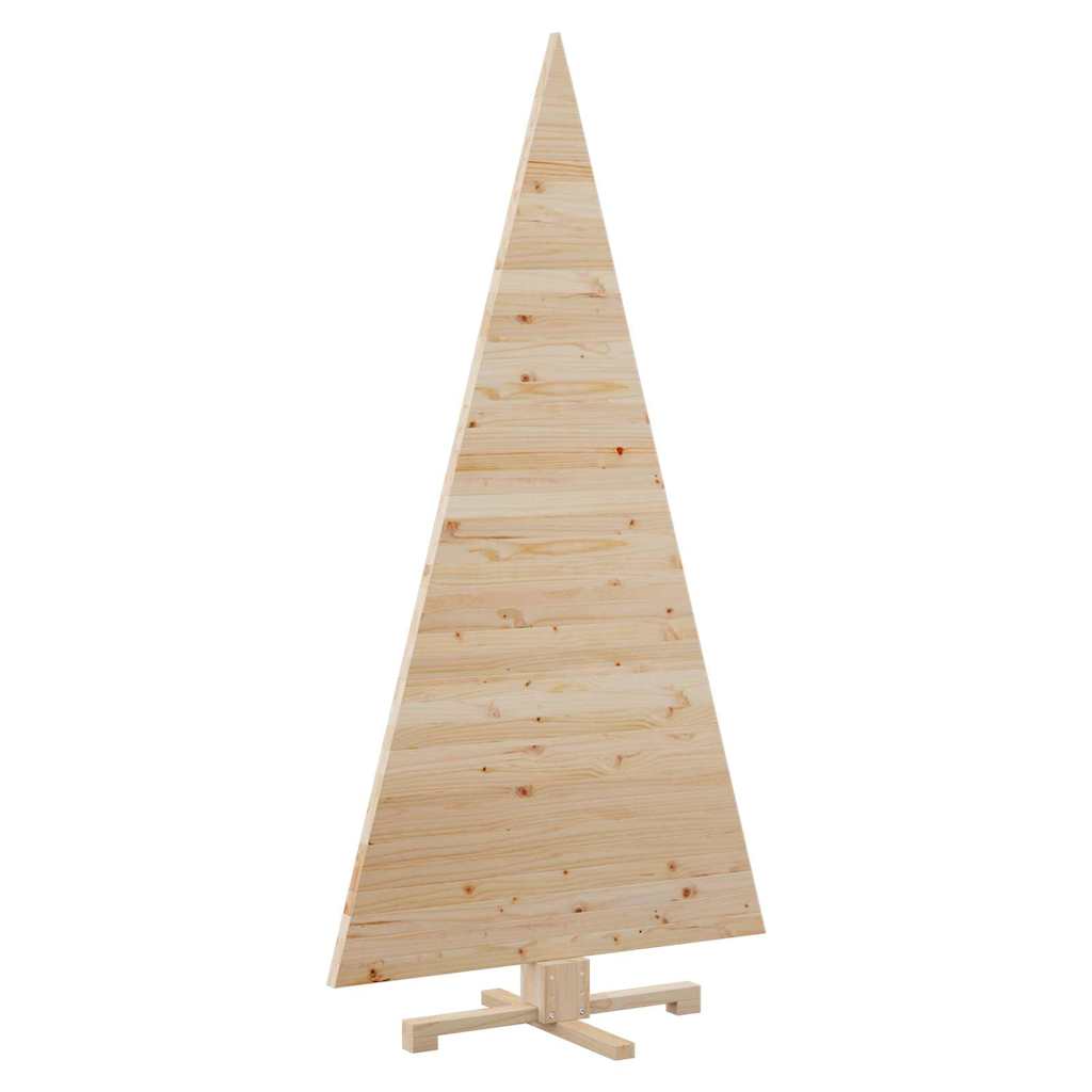 Christmas Trees with Stand Natural 180 cm Solid pine wood