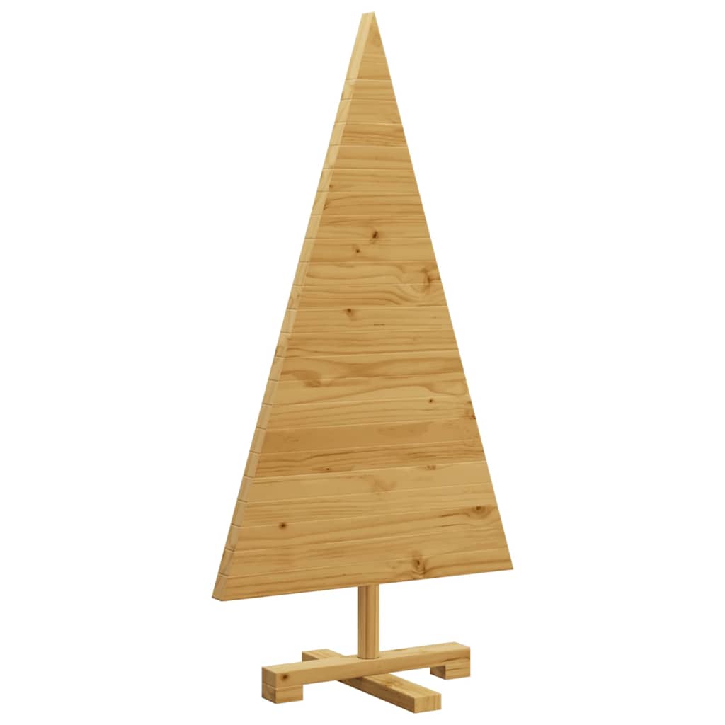 Christmas Trees with Stand Brown 90 cm Solid pine wood
