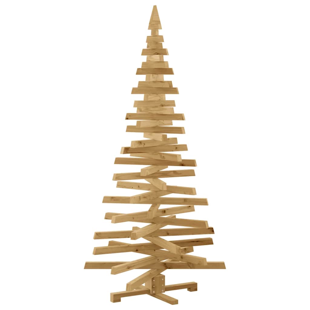 Christmas Trees with Stand Brown 180 cm Solid pine wood