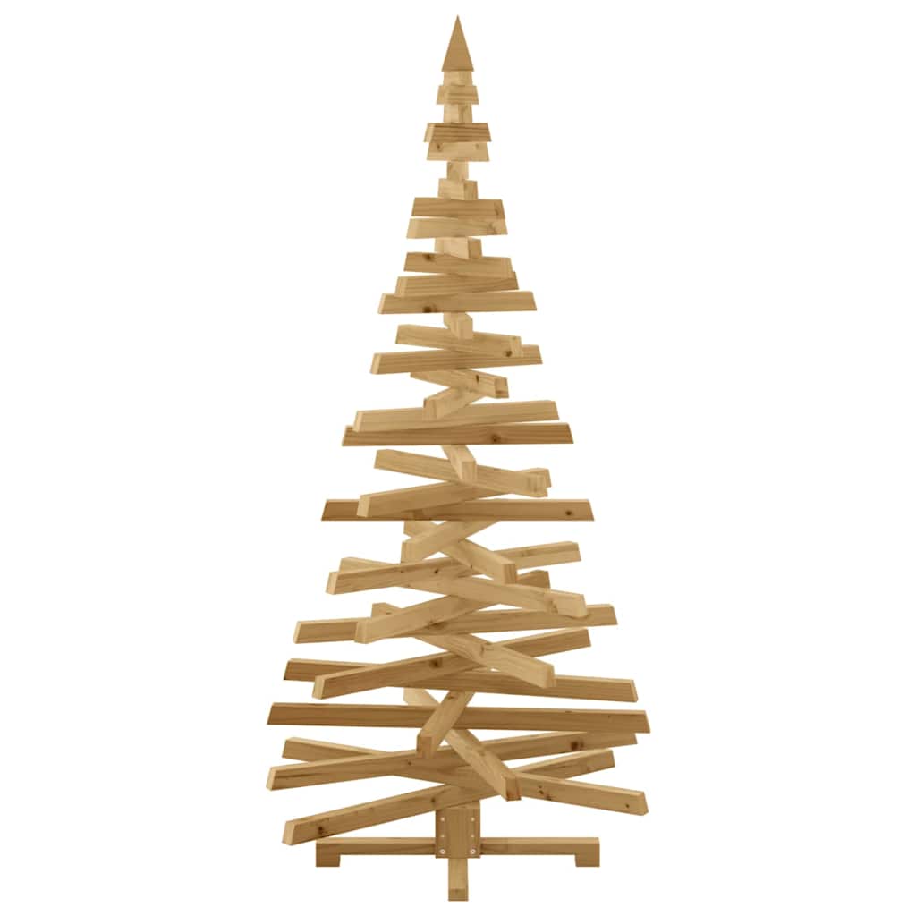 Christmas Trees with Stand Brown 180 cm Solid pine wood