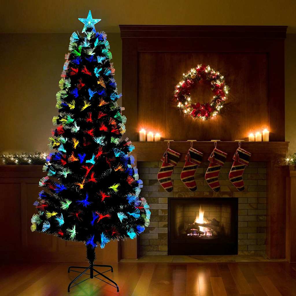 Artificial Christmas Tree Green 210 cm PVC
