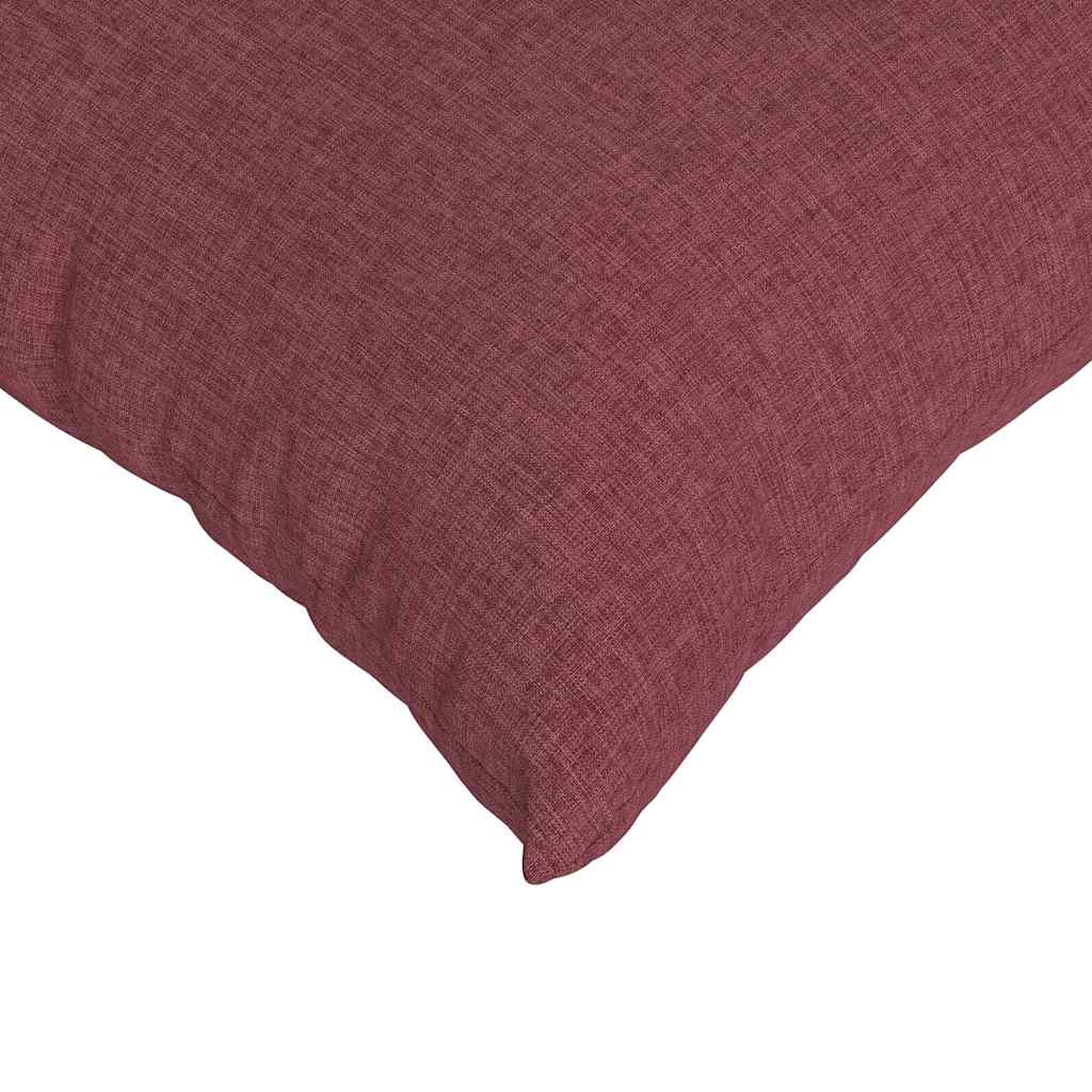 Sofa Pillows 2 pcs Wine Red 50 x 30 cm Fabric