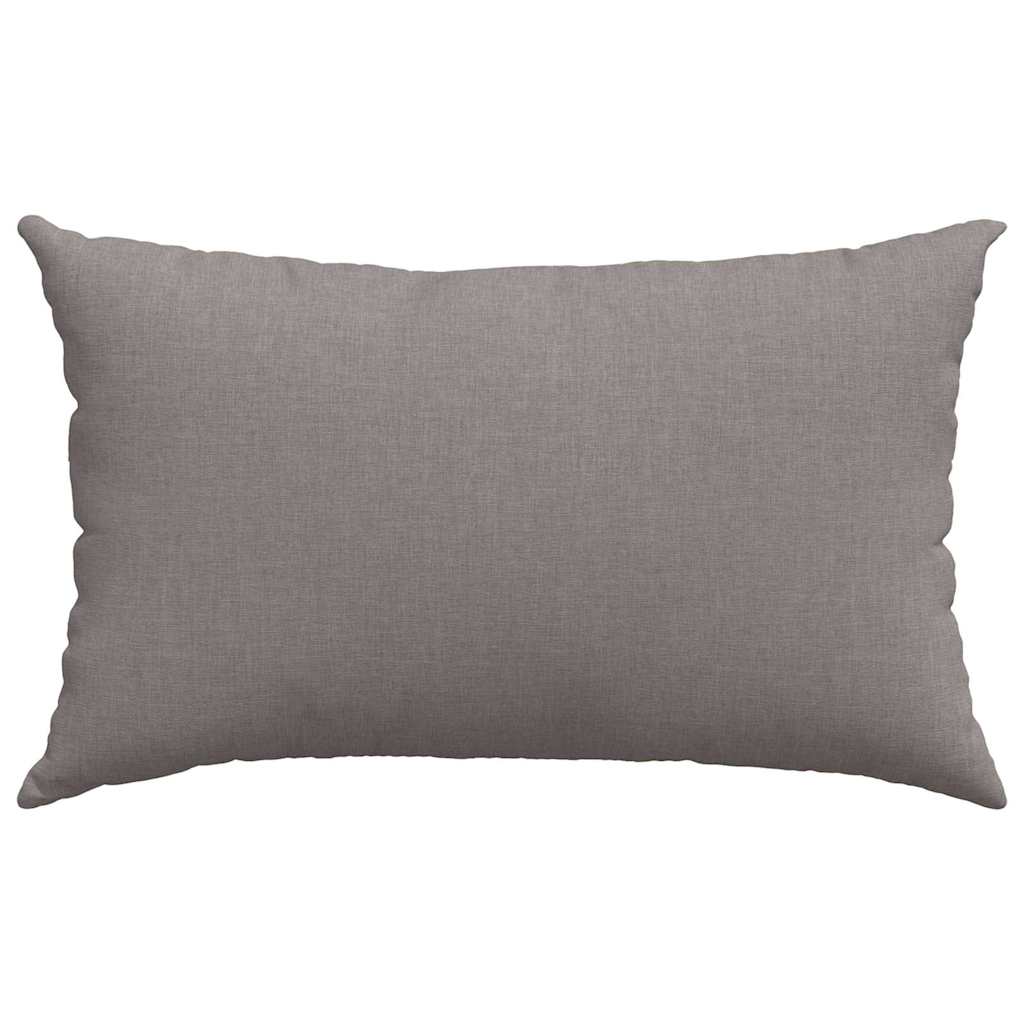 Sofa Pillows 2 pcs Taupe 50 x 30 cm Fabric