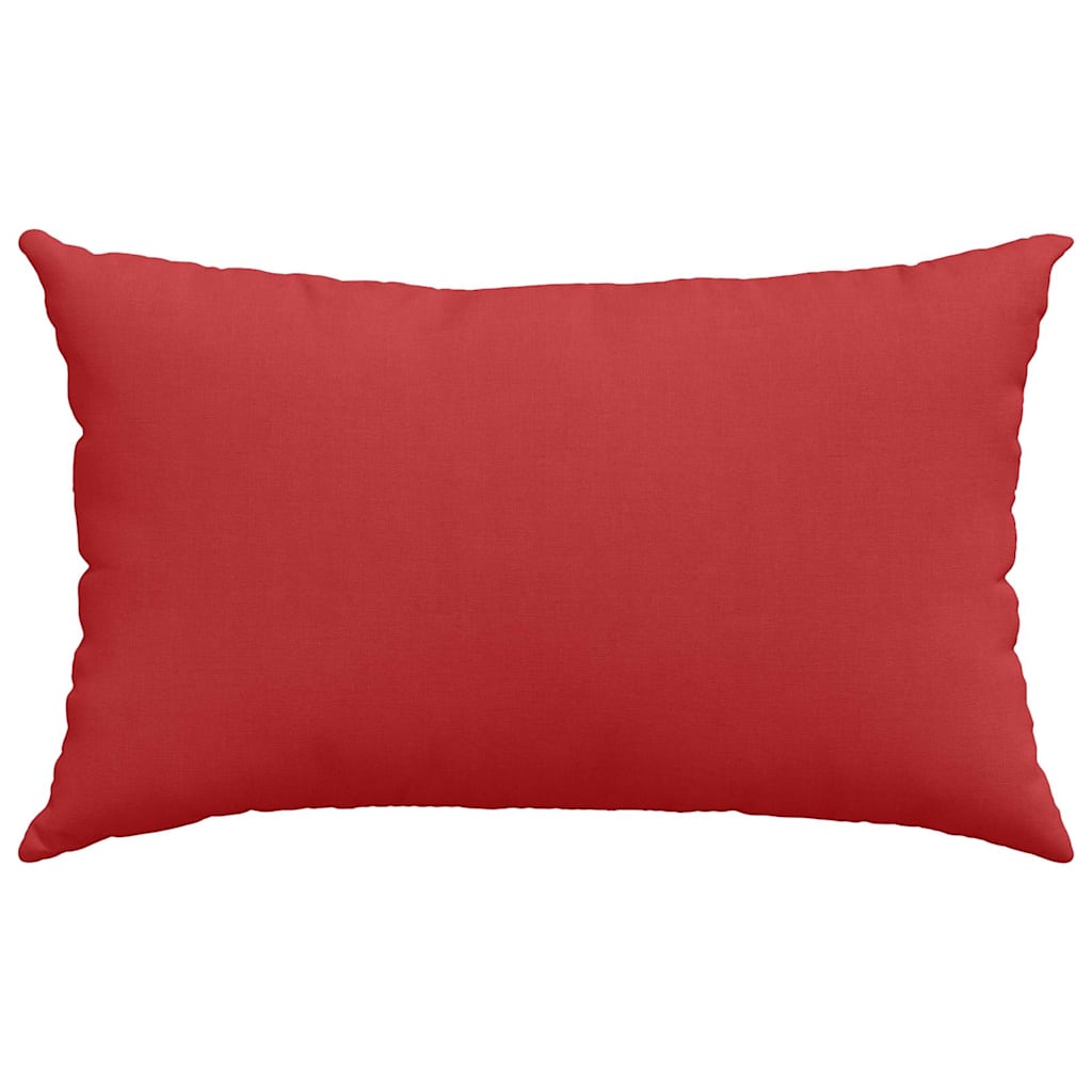 Sofa Pillows 2 pcs Red 50 x 30 cm Fabric