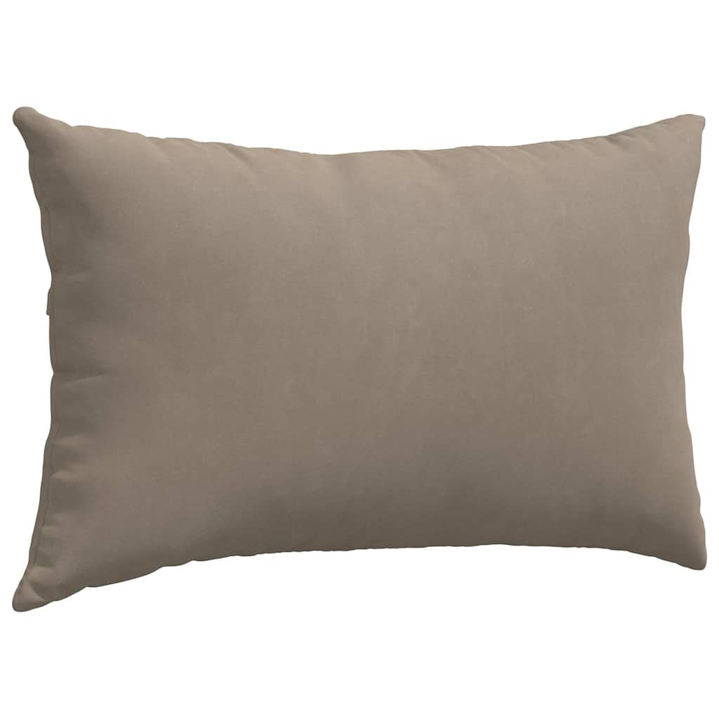Sofa Pillows 2 pcs Taupe 50 x 30 cm Fabric