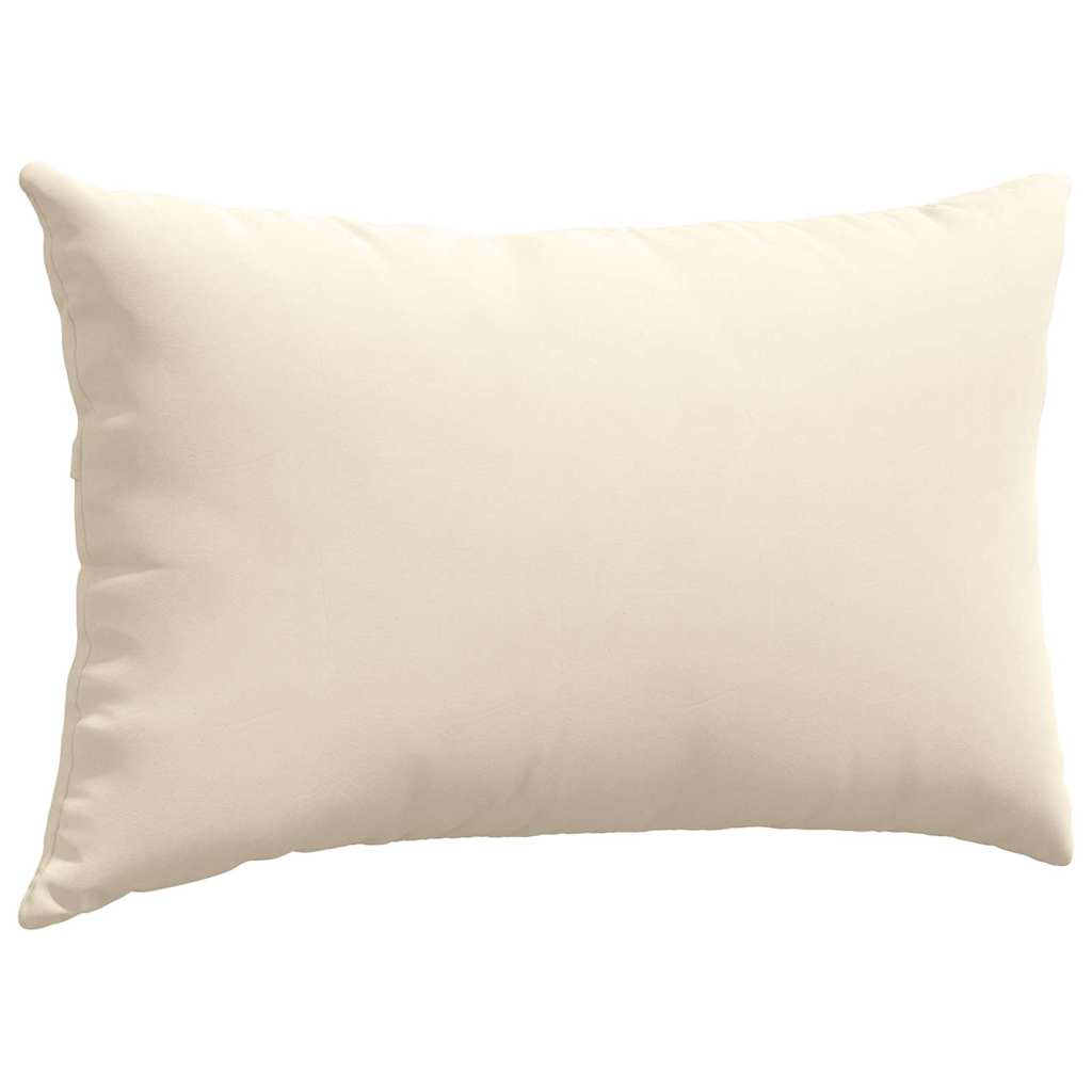 Sofa Pillows 2 pcs Beige 50 x 30 cm Fabric