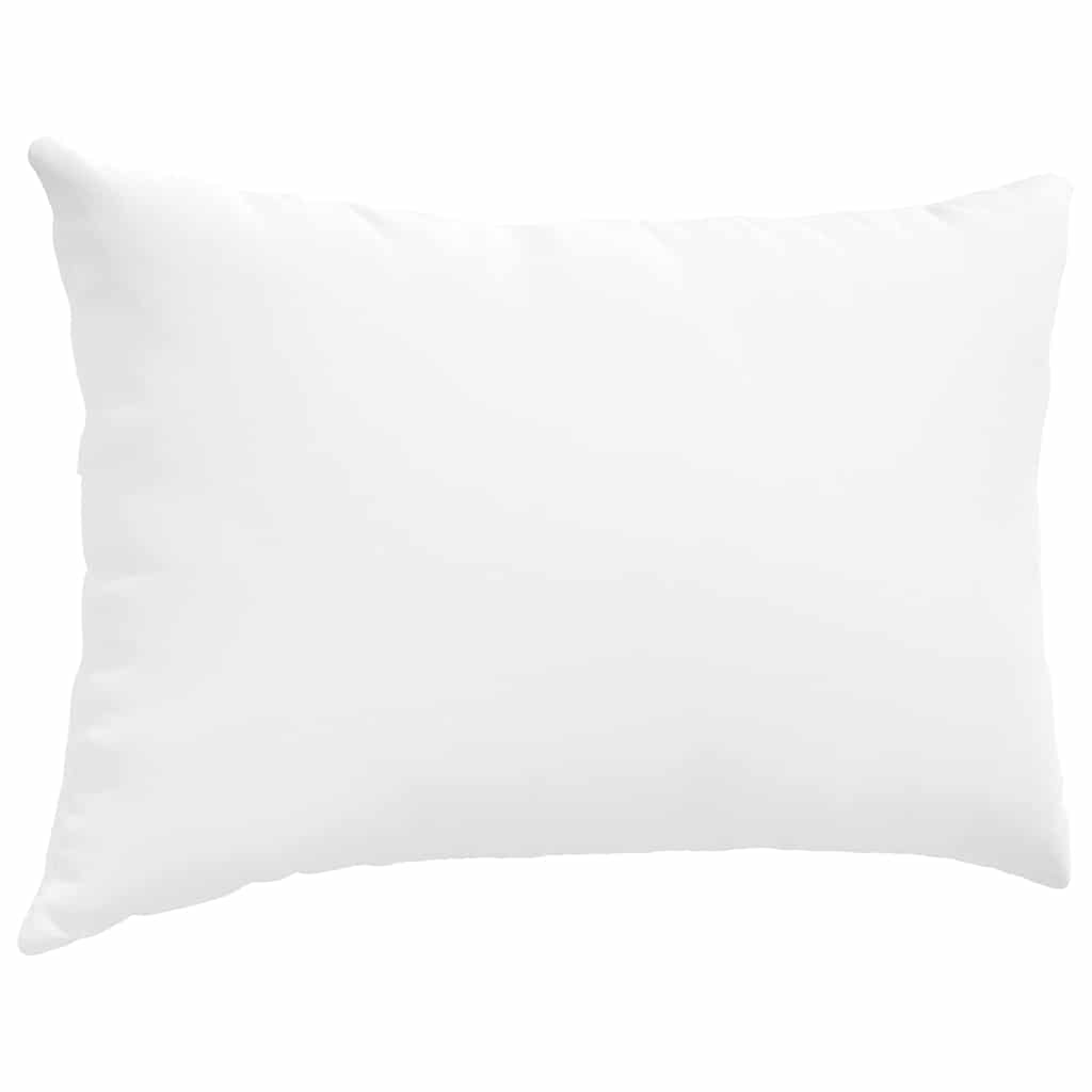 Sofa Pillows 2 pcs White 60 x 40 cm Fabric