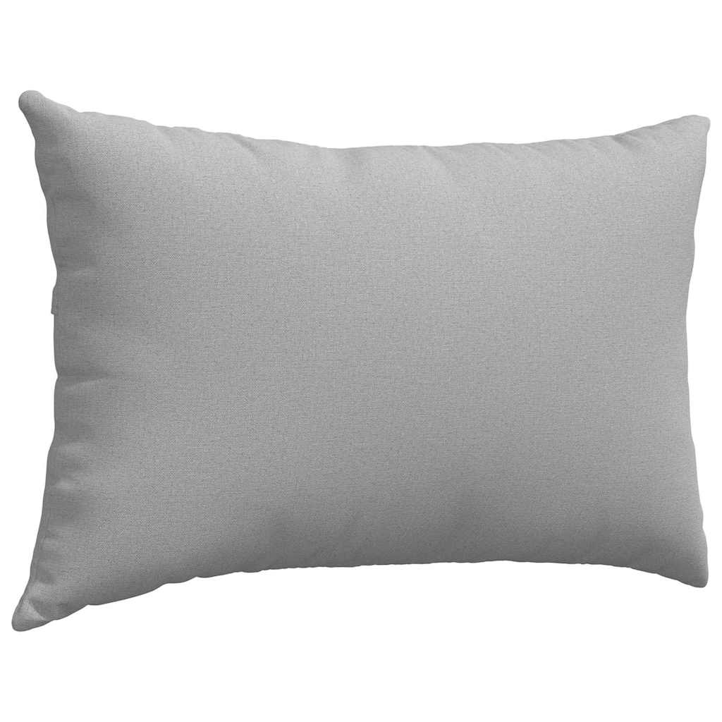 Sofa Pillows 2 pcs Grey 60 x 40 cm Fabric