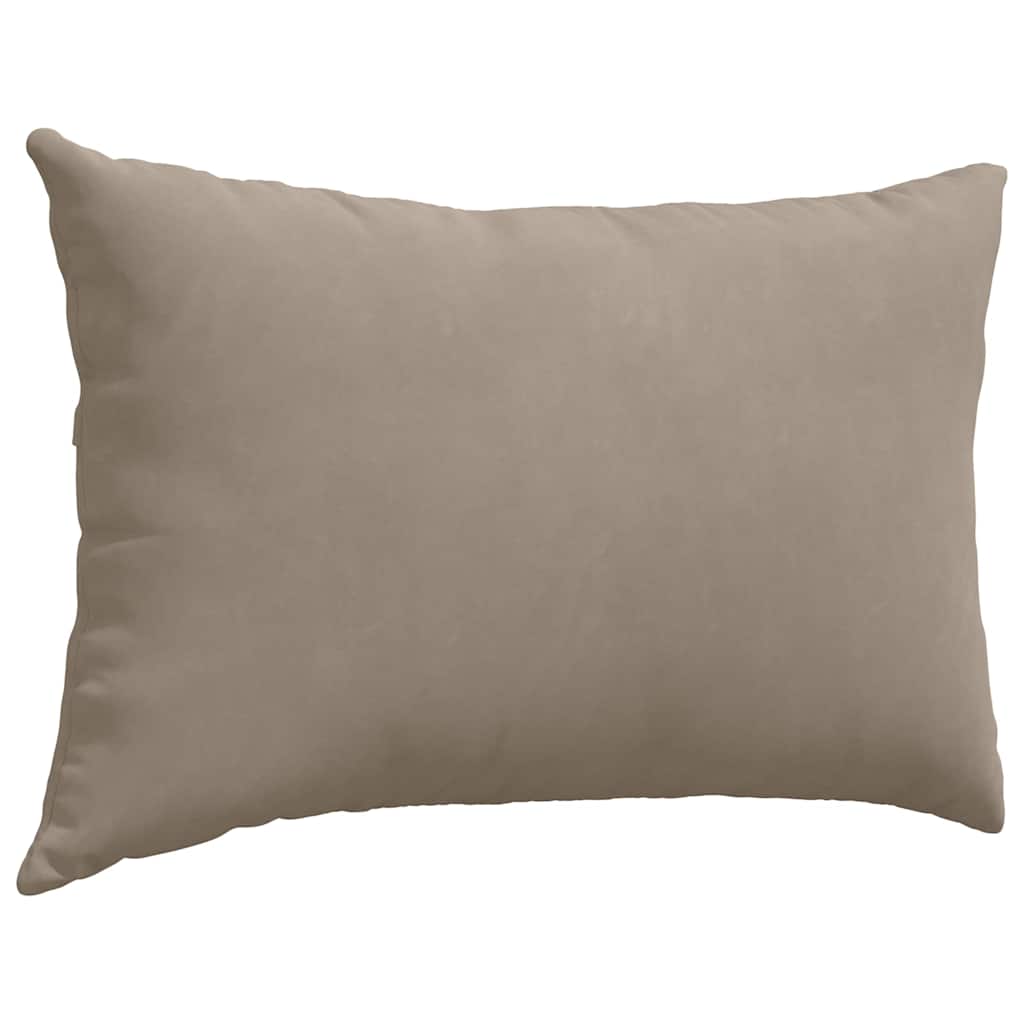 Sofa Pillows 2 pcs Taupe 60 x 40 cm Fabric