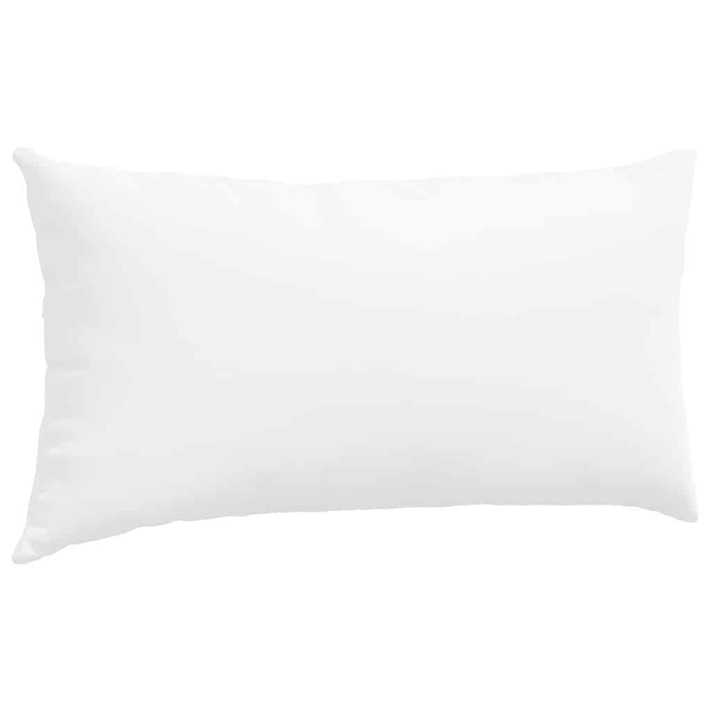 Sofa Pillows 2 pcs White 80 x 40 cm Fabric