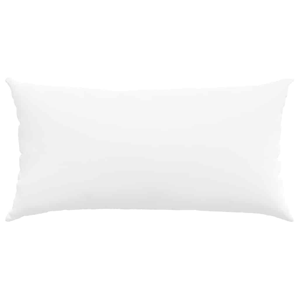 Sofa Pillows 2 pcs White 80 x 40 cm Fabric