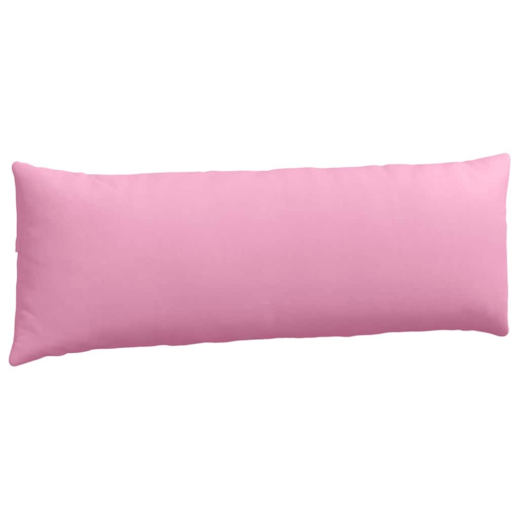 Sofa Pillows 2 pcs Pink 120 x 40 cm Fabric