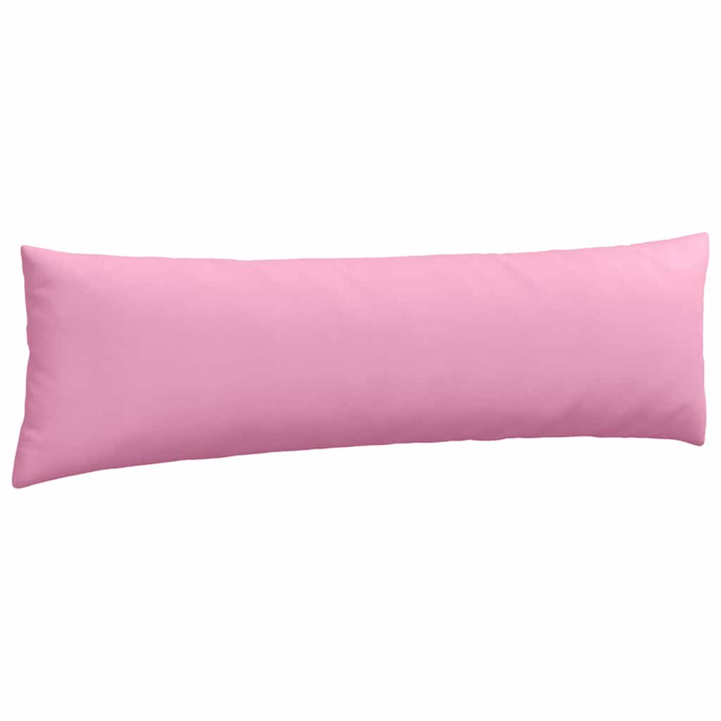 Sofa Pillows 2 pcs Pink 145 x 40 cm Fabric