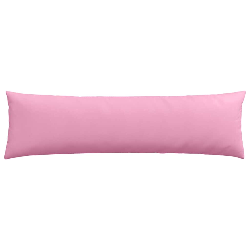 Sofa Pillows 2 pcs Pink 145 x 40 cm Fabric
