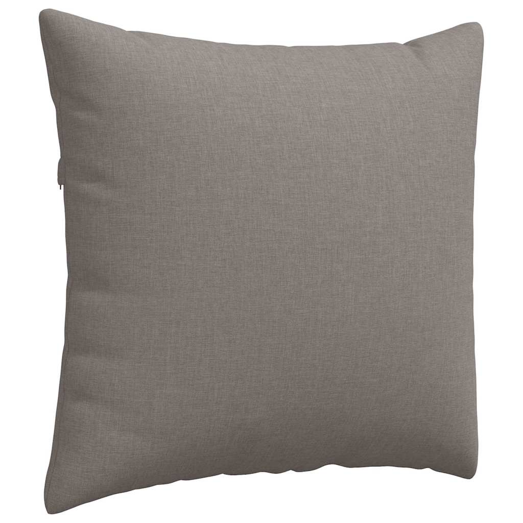 Sofa Pillows 2 pcs Taupe 50 x 50 cm Fabric