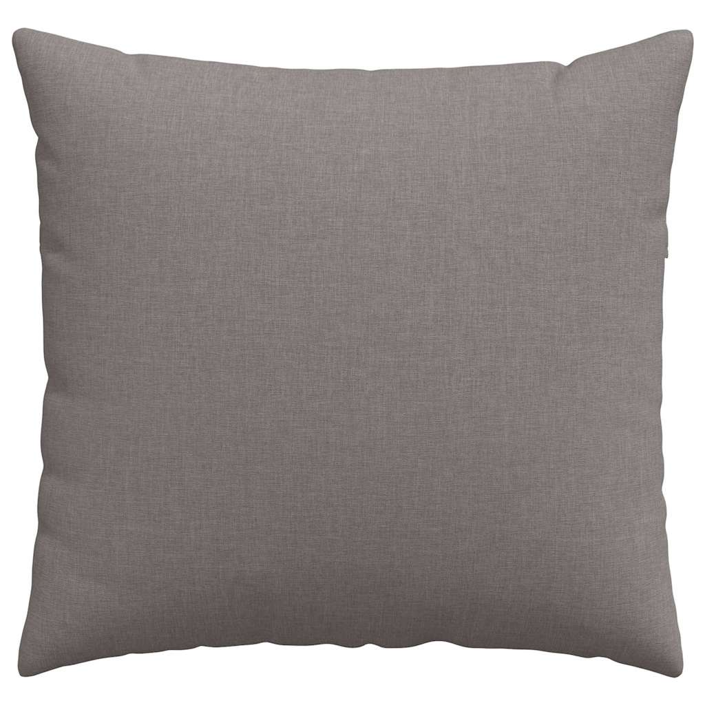 Sofa Pillows 2 pcs Taupe 50 x 50 cm Fabric