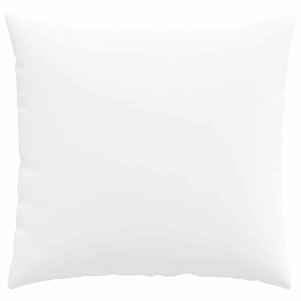 Sofa Pillows 2 pcs White 50 x 50 cm Fabric