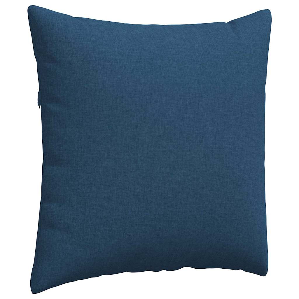 Sofa Pillows 2 pcs Blue 60 x 60 cm Fabric