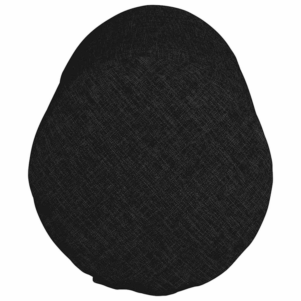 Bolster Pillows 2 pcs Black Ø 15 x 40 cm Fabric