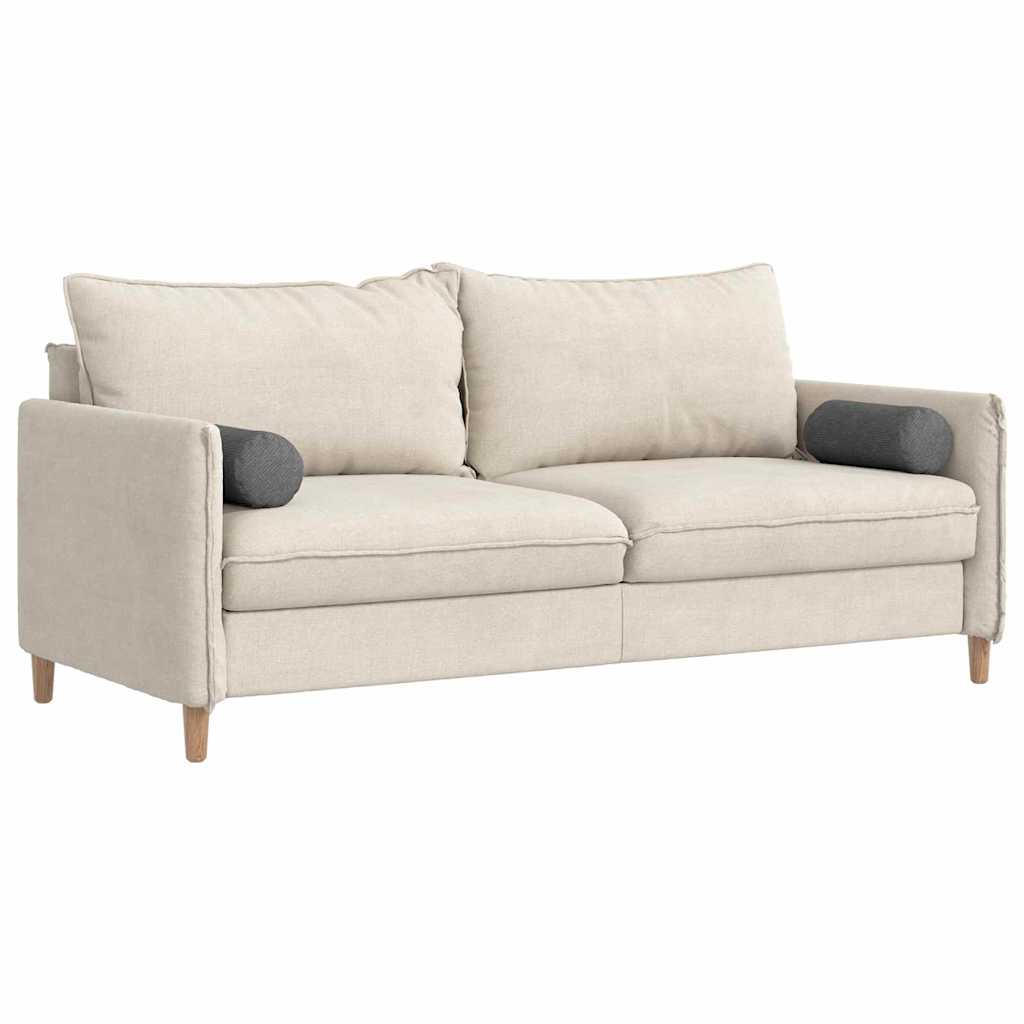 Bolster Pillows 2 pcs Dark Grey Ø 15 x 40 cm Corduroy Fabric