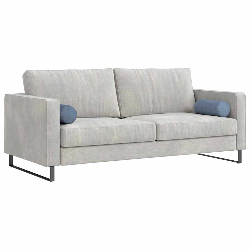 Bolster Pillows 2 pcs Blue Ø 15 x 40 cm Corduroy Fabric