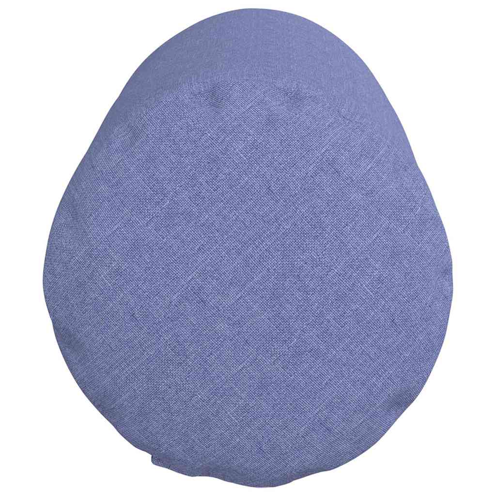 Bolster Pillows 2 pcs Jeans Blue Ø 25 x 70 cm Fabric