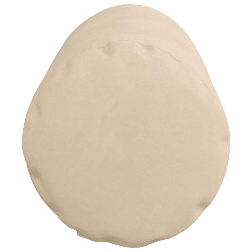 Bolster Pillows 2 pcs Cream Ø 25 x 70 cm Microfibre Fabric