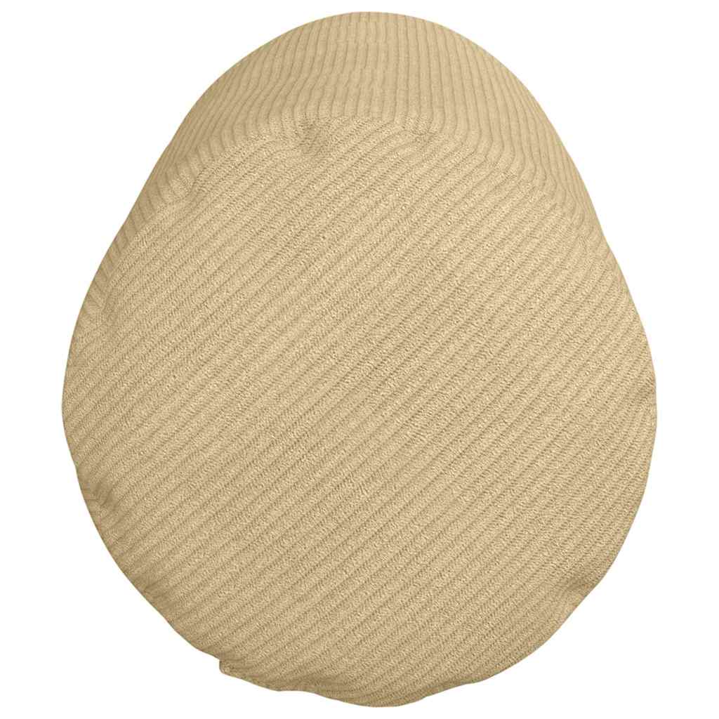 Bolster Pillows 2 pcs Grey Green Ø 25 x 70 cm Corduroy Fabric