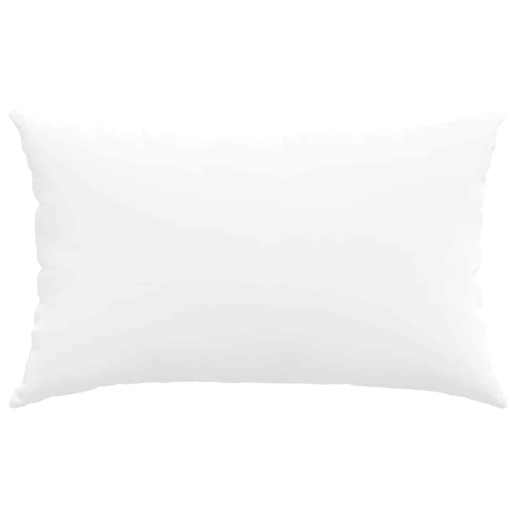 Sofa Pillows 2 pcs White 50 x 30 cm Fabric