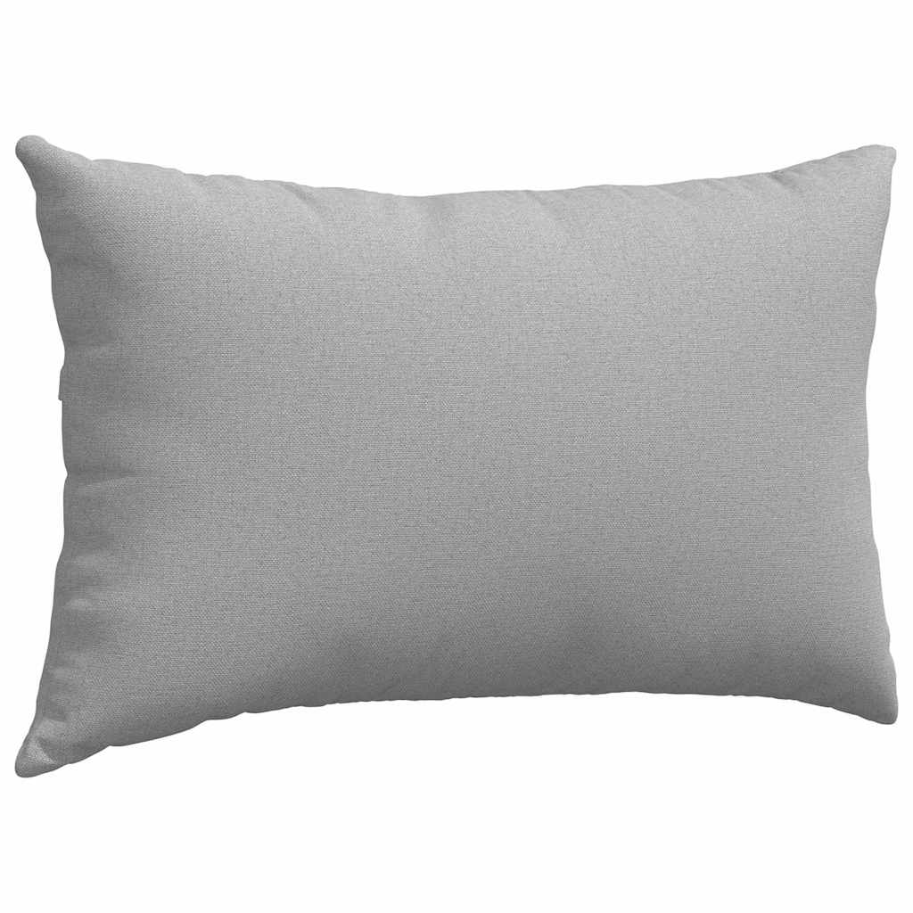 Sofa Pillows 2 pcs Grey 50 x 30 cm Fabric