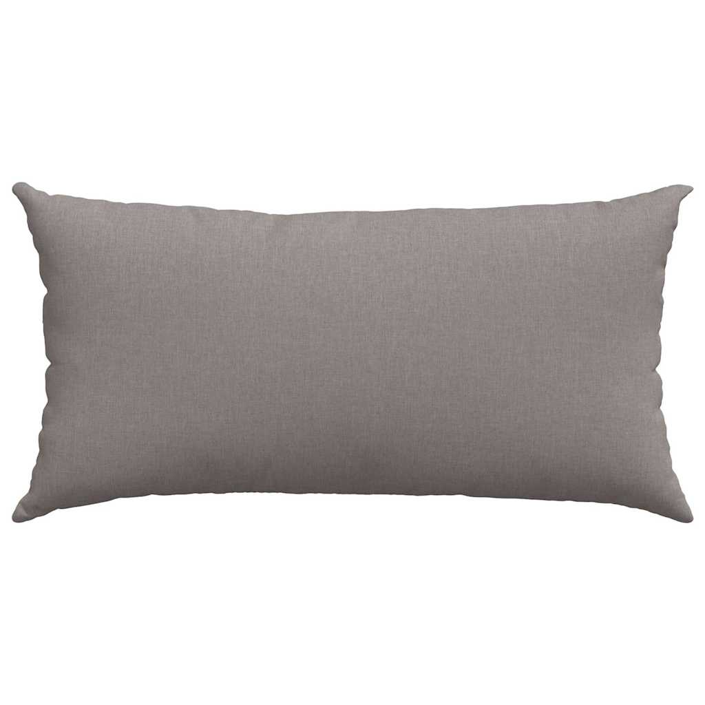 Sofa Pillows 2 pcs Taupe 80 x 40 cm Fabric