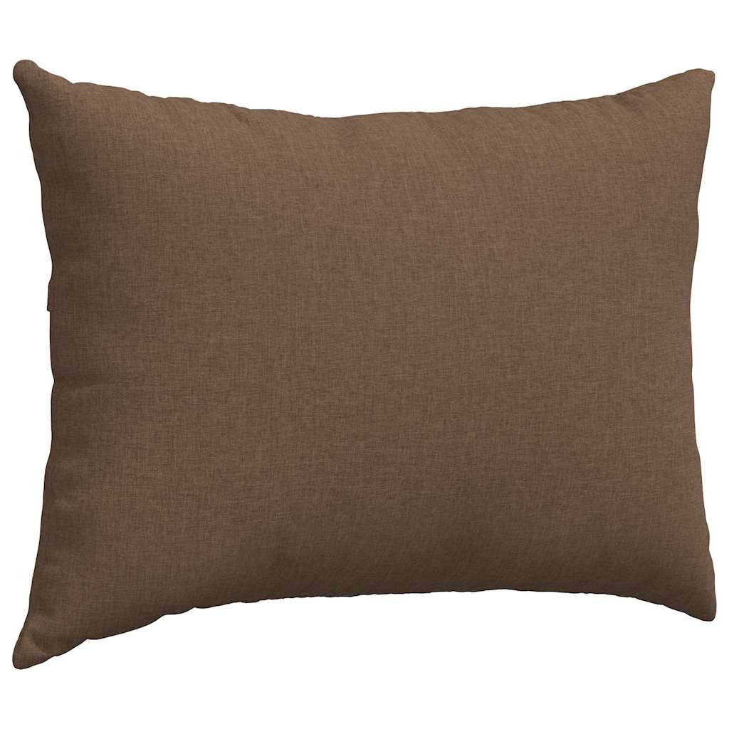 Sofa Pillows 2 pcs Brown 70 x 50 cm Fabric