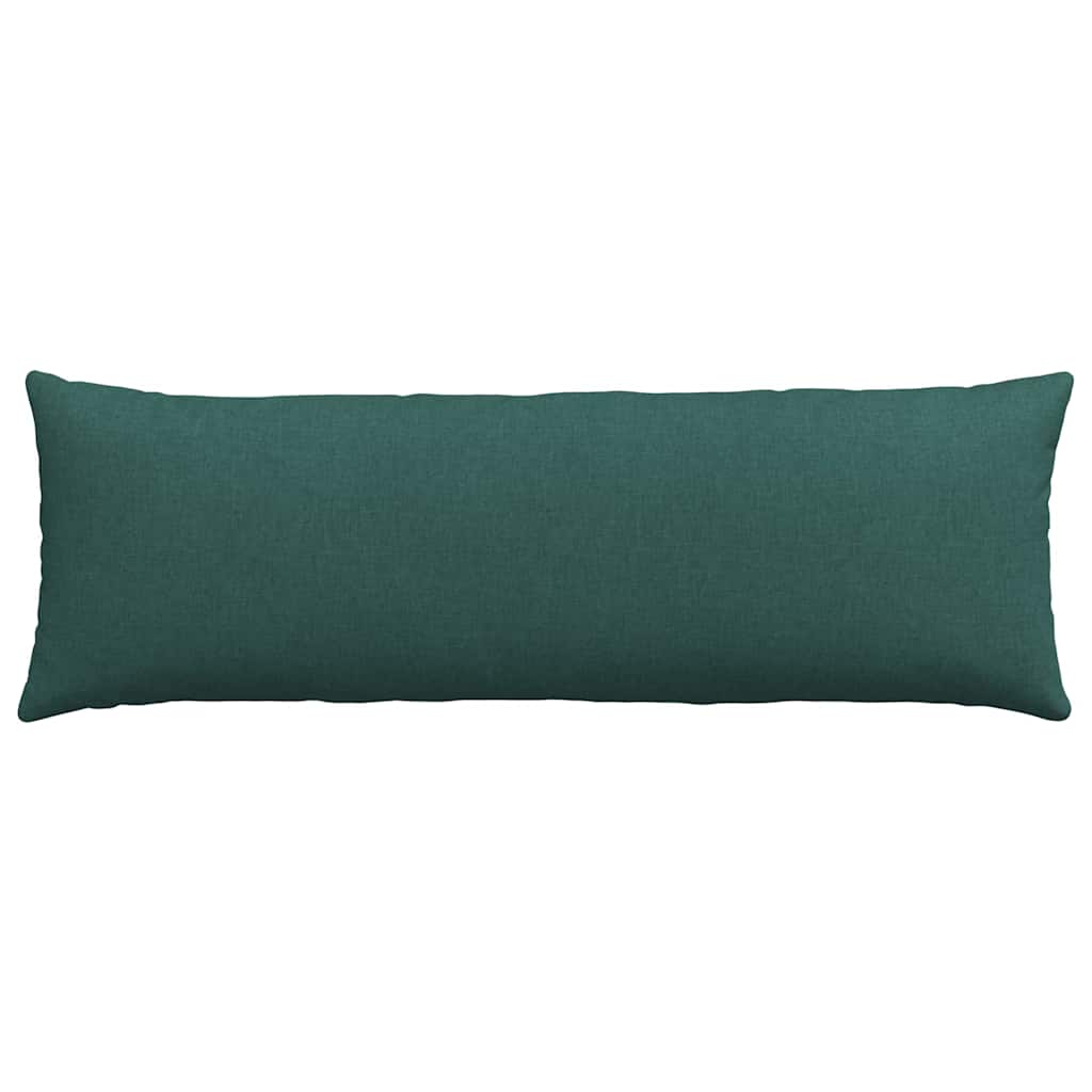 Sofa Pillows 2 pcs Dark Green 120 x 40 cm Fabric