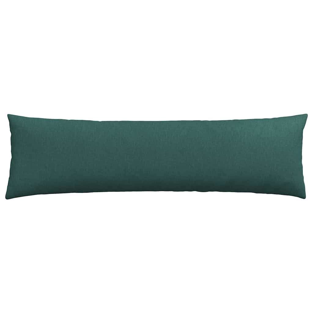 Sofa Pillows 2 pcs Dark Green 145 x 40 cm Fabric