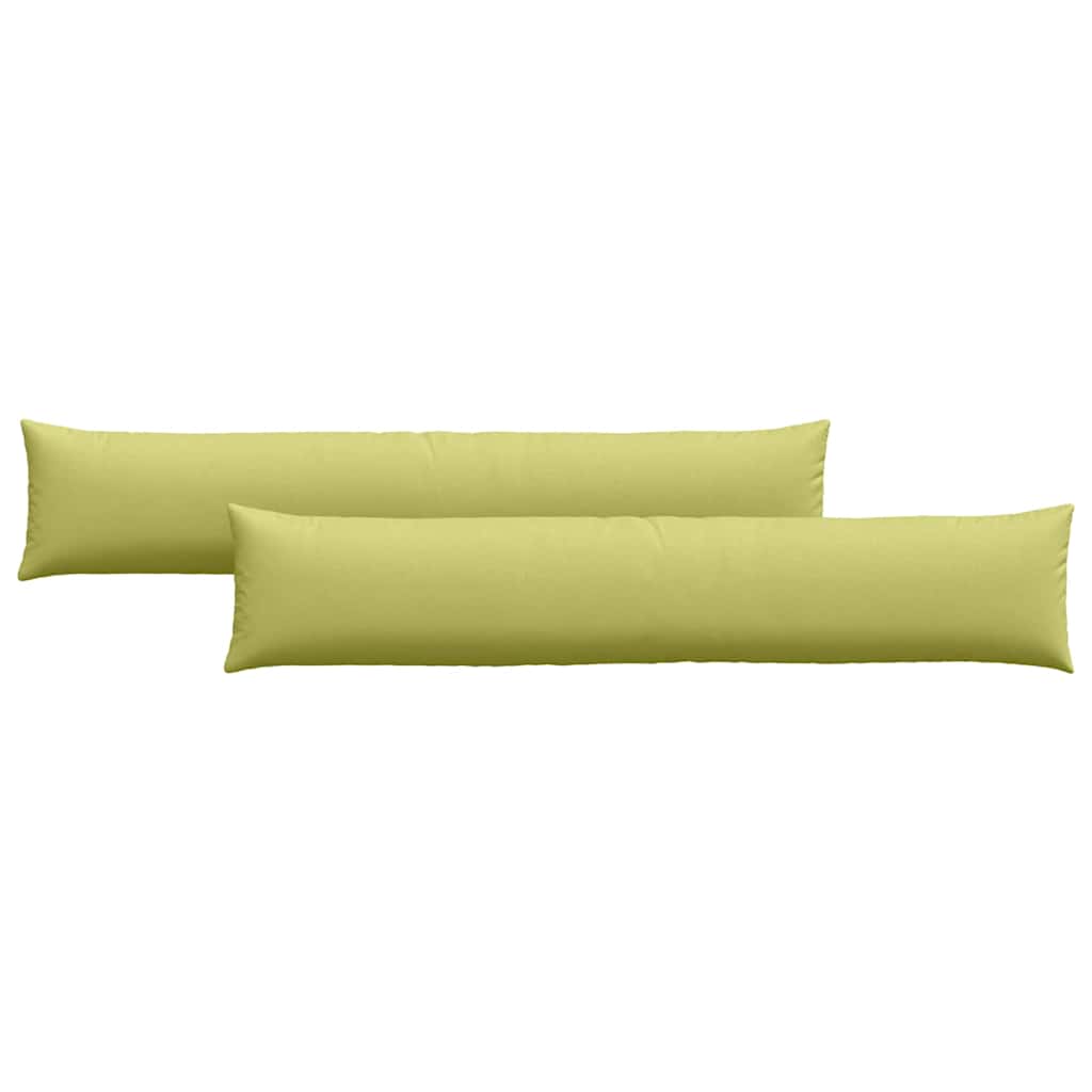 Sofa Pillows 2 pcs Light Green 200 x 40 cm Fabric