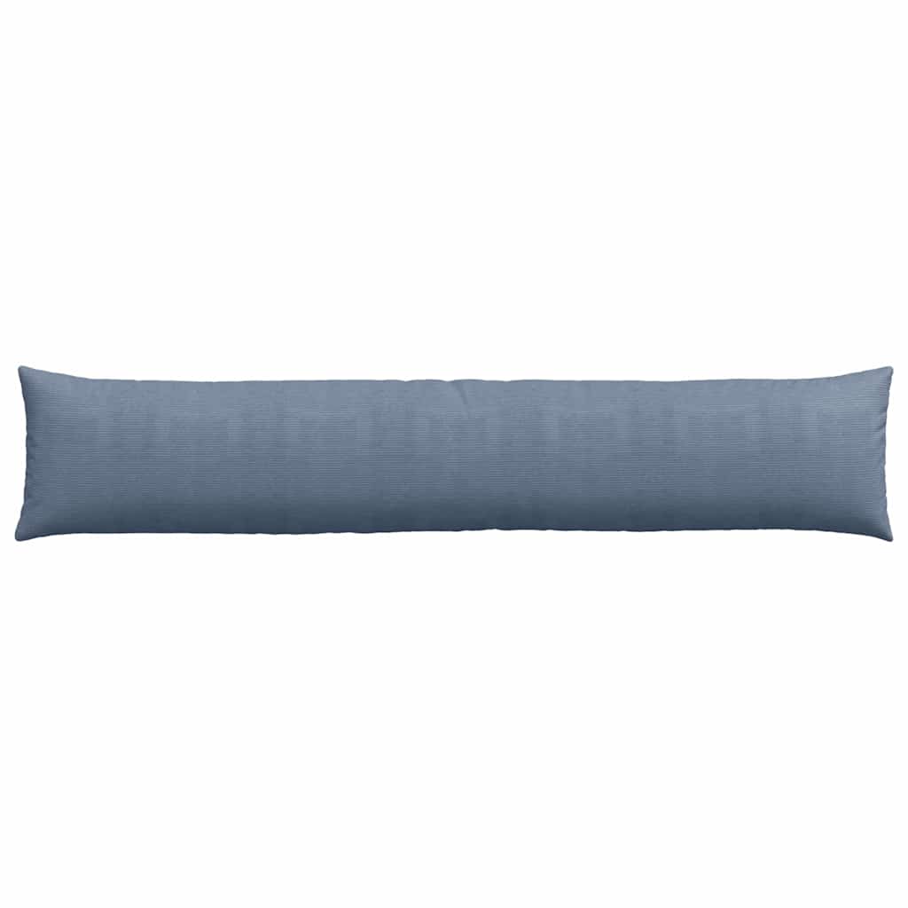 Sofa Pillows 2 pcs Blue 200 x 40 cm Corduroy Fabric