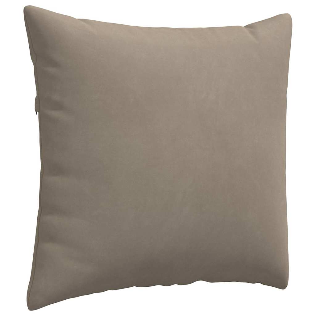 Sofa Pillows 2 pcs Taupe 50 x 50 cm Fabric