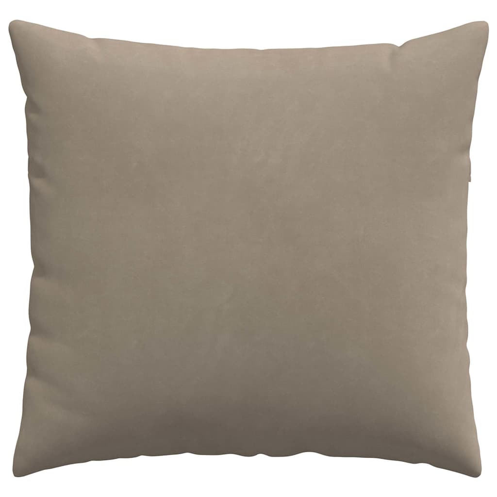 Sofa Pillows 2 pcs Taupe 50 x 50 cm Fabric
