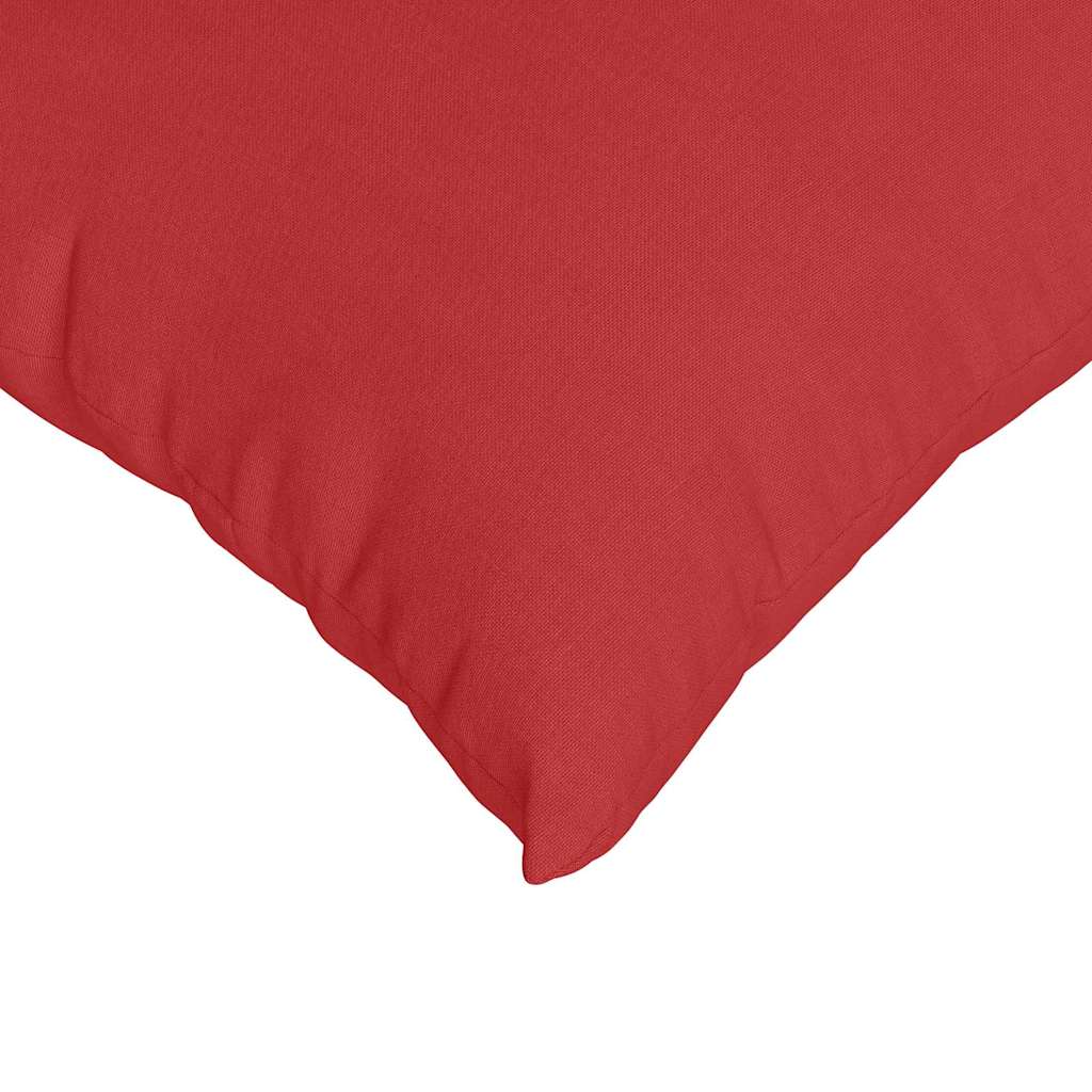 Sofa Pillows 2 pcs Red 80 x 80 cm Fabric