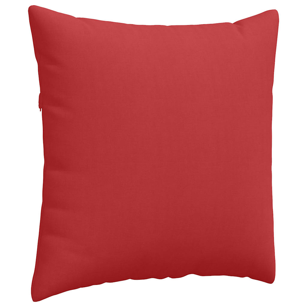 Sofa Pillows 2 pcs Red 80 x 80 cm Fabric