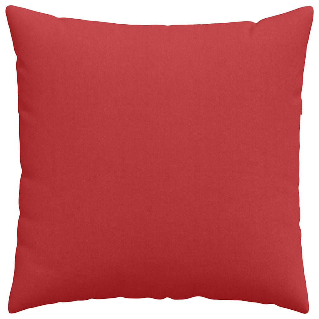 Sofa Pillows 2 pcs Red 80 x 80 cm Fabric