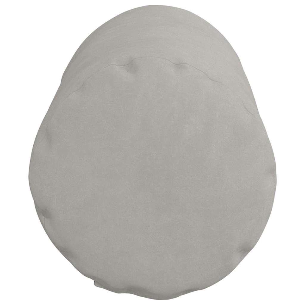 Bolster Pillows 2 pcs Light Grey Ø 15 x 40 cm Microfibre Fabric