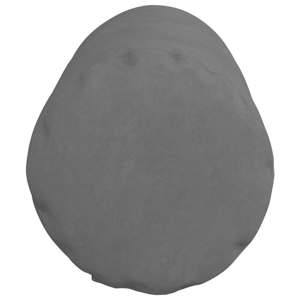 Bolster Pillows 2 pcs Dark Grey Ø 25 x 70 cm Microfibre Fabric