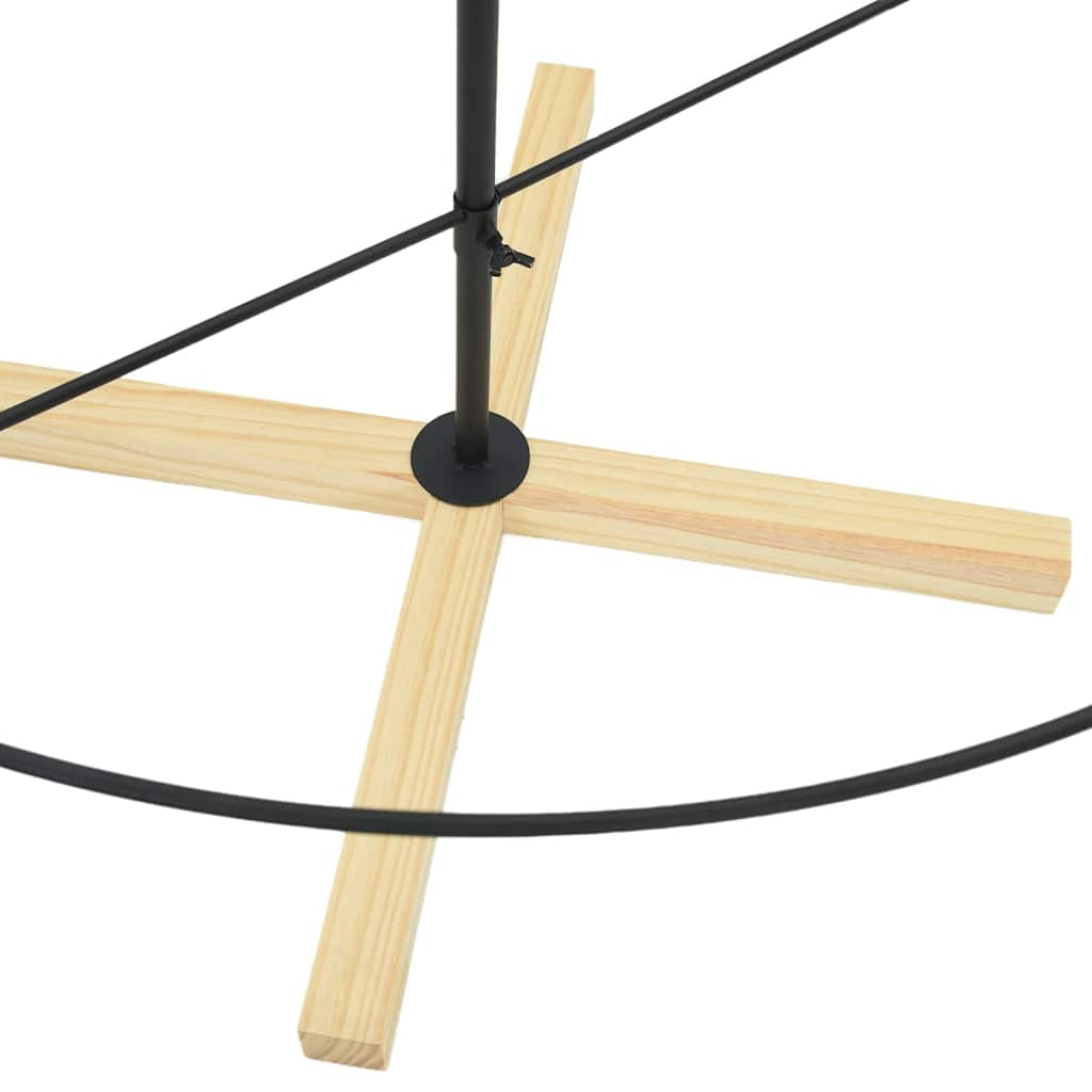 Christmas Cone Tree with Stand Black 180 cm Steel