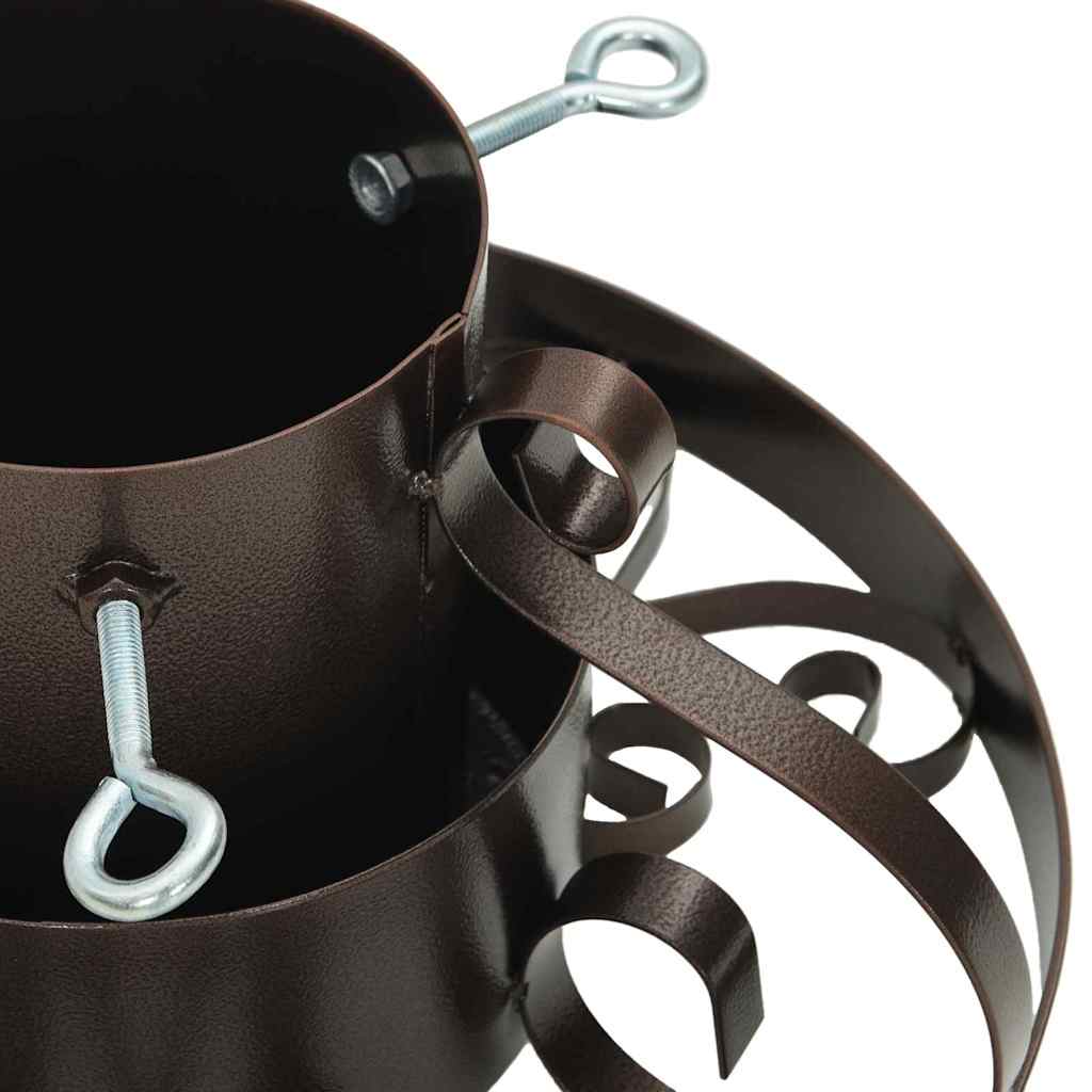 Christmas Tree Stand Antique copper 40 x 40 x 20.5 cm Steel