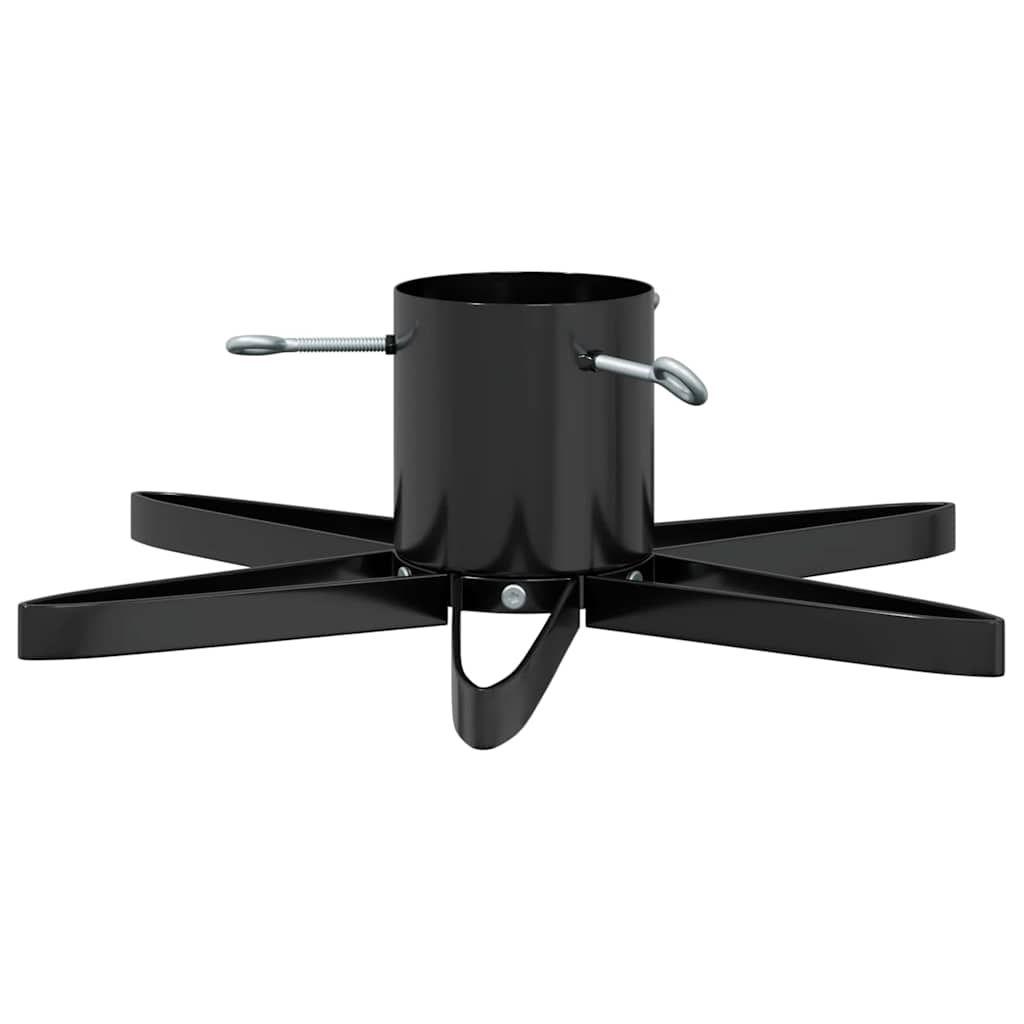 Christmas Tree Stand 1.73 Black 49 x 49 x 15.5 cm Steel