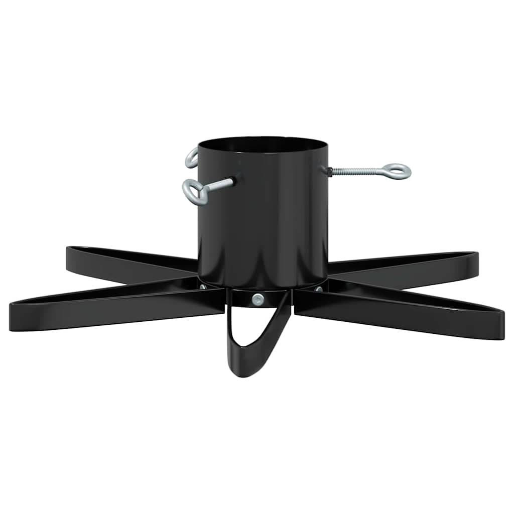 Christmas Tree Stand 1.73 Black 49 x 49 x 15.5 cm Steel