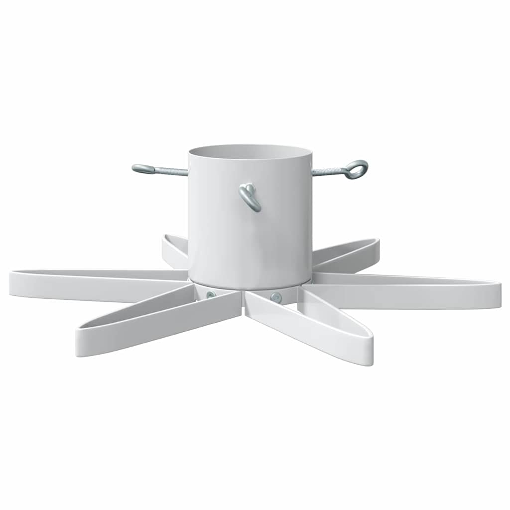 Christmas Tree Stand 1.73 White 49 x 49 x 15.5 cm Steel